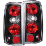 ANZO 2000-2006 Chevrolet Suburban Taillights Black - 211010