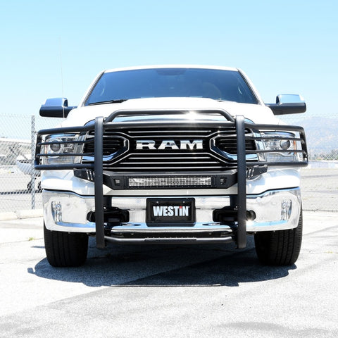 Westin 19-21 Ram 1500 Classic (Excl Rebel) Sportsman X Grille Guard - Textured Black - 40-33545