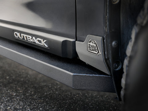 aFe POWER 15-19 Subaru Outback H4 2.5L / H6 3.6L Terra Guard Trail Steps - Black - 79-27005