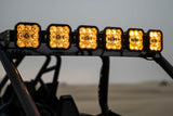 Diode Dynamics 20-Present Polaris RZR SS5 Sport CrossLink Roof - White Combo Lightbar Kit - DD7630