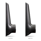 Mishimoto Universal Carbon Fiber Intercooler - Matte Tanks - 450mm Gold Core - S-Flow - C V-Band - MMINT-UCF-M4G-S-C