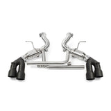 Mishimoto 2016+ Chevrolet Camaro SS Quad-Tip Pro Axle-Back Exhaust w/ Black Tips - MMEXH-CAM8-16AQTPBK