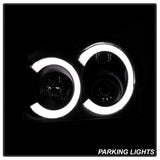 Spyder 05-07 Jeep Grand Cherokee - Light Bar Projector Headlights - Black - PRO-YD-JGC05V2-LB-BK - 5086129