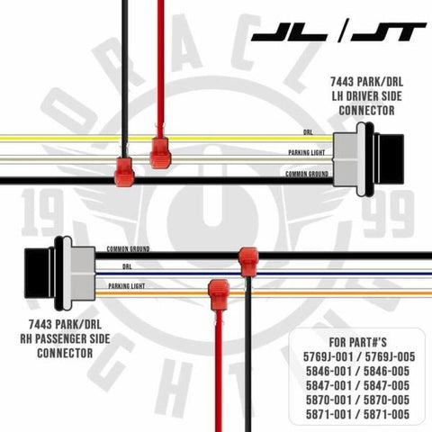 Oracle Pre-Runner Style LED Grille Kit for Jeep Wrangler JL - White - 5870-001