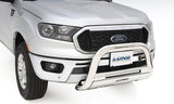 Lund 04-18 Ford F-150 (Excl. Heritage) Bull Bar w/Light & Wiring - Polished - 47021206