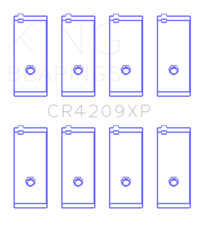 King Toyota 3SGTE (Size STD) Performance Rod Bearing Set - CR4209XP