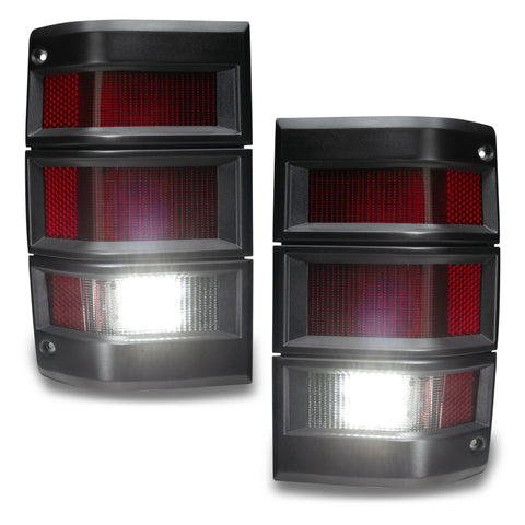 ORACLE Lighting Jeep Comanche MJ LED Tail Lights - Standard Red Lens - 5909-003