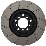 StopTech 01-06 BMW M3 Drilled Left Front CRYO Rotor - 128.34058CL