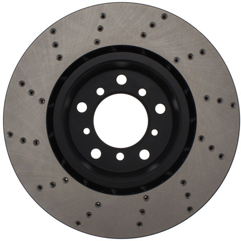 StopTech 01-06 BMW M3 Drilled Left Front CRYO Rotor - 128.34058CL