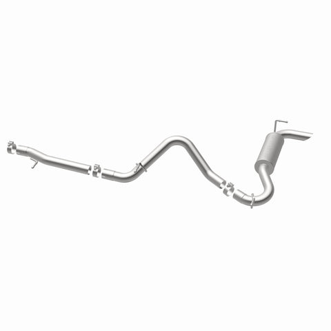 MagnaFlow 12-14 Jeep Wrangler 3.6L Single Straight Rear P/S Exit Stainless C/b Perf Exhaust-Comp - 15118