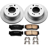 Power Stop 03-06 Kia Sorento Rear Z17 Evolution Geomet Coated Brake Kit - CRK5901