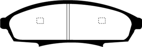 EBC 88-90 Buick Regal 2.8 Redstuff Front Brake Pads - DP31252C