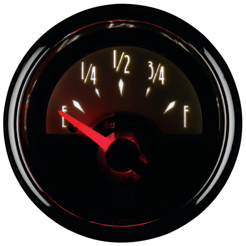AutoMeter Gauge Fuel Level 2-1/16in. 240 Ohm(e) to 33 Ohm(f) Elec Cruiser - 1117