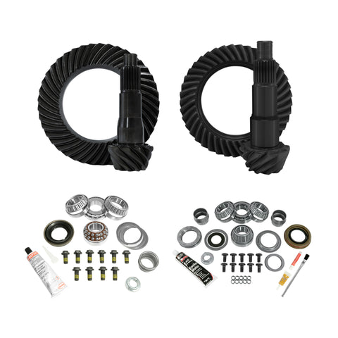 Yukon Gear & Install Kit Package for 18-22 Jeep JL (Non-Rubicon) D30 Front/D35 Rear 3.73 Ratio - YGK071