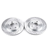 Power Stop 02-05 Ford Thunderbird Rear Evolution Drilled & Slotted Rotors - Pair - AR8162XPR