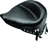 Mustang 84-06 Harley Standard Rear Tire Wide Touring Solo Seat w/Studs - Black - 75094