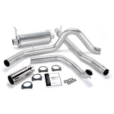 Banks Power 99 Ford 7.3L Truck Cat Monster Exhaust System - SS Single Exhaust w/ Chrome Tip - 48655