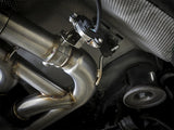 aFe MACH Force-Xp 3.5in. 304 SS C/B Exhaust System 15-18 BMW X5 M (F85) V8-4.4L (tt) - Black Tip - 49-36341-B