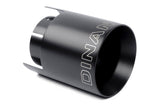 Dinan Double-Walled 4.5in Clamp-On Exhaust Tip - Black - 4.5in Outlet / 3.25in Inlet - D663-0646-BOX