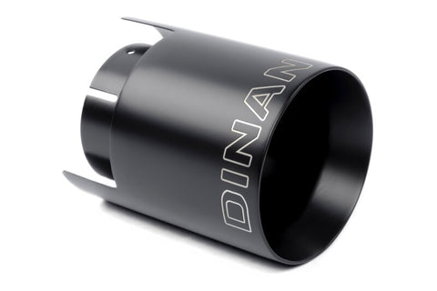 Dinan Double-Walled 4.5in Clamp-On Exhaust Tip - Black - 4.5in Outlet / 3.25in Inlet - D663-0644-BOX