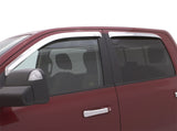 AVS 19-22 Ford Ranger Crew Cab Ventvisor Outside Mount Window Deflectors 4pc - Chrome - 684387