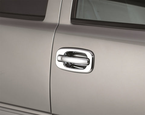 AVS 99-06 Chevy Tahoe (w/o Passenger Keyhole) Door Handle Covers (4 Door) 8pc Set - Chrome - 685206