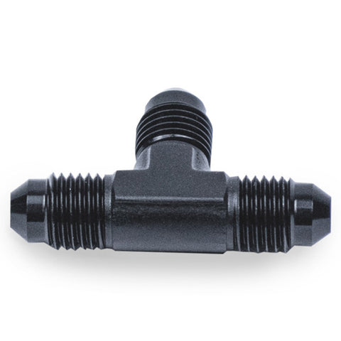 Snow Performance 4AN T Fitting (Black) - SNO-806-BRD