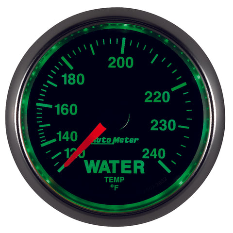 Autometer GS 52mm 120-240 Deg F Mechanical Water Temperature Gauge - 3832