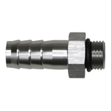 DeatschWerks 6AN ORB Male to 1/2in Male Triple Barb Fitting (Incl O-Ring) - Anodized DW Titanium - 6-02-0511