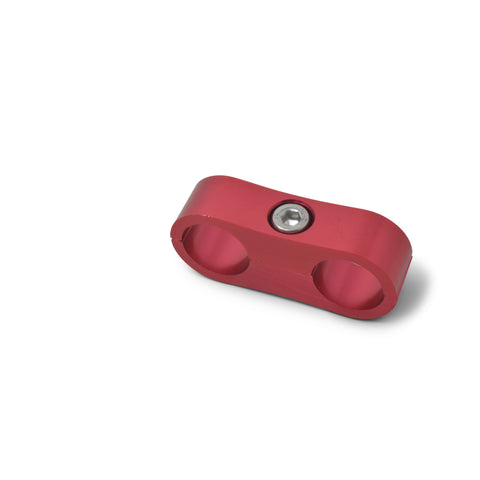 Russell Hose Separator For -6 Braided Red Anodize (2 Pack) - 654300