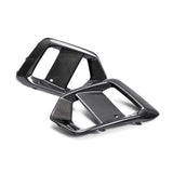 Seibon 16-18 Ford Focus RS Carbon Fiber Fog Light Surrounds - FLS16FDFO