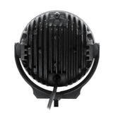Go Rhino Xplor Bright Series Round LED Driving Light Kit w/DRL (Surface Mount) 6in - Blk (2 pc) - 750700623DRS