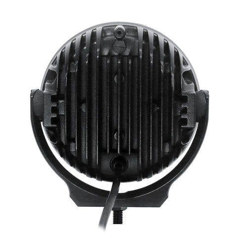 Go Rhino Xplor Bright Series Round LED Driving Light Kit w/DRL (Surface Mount) 6in - Blk (2 pc) - 750700623DRS