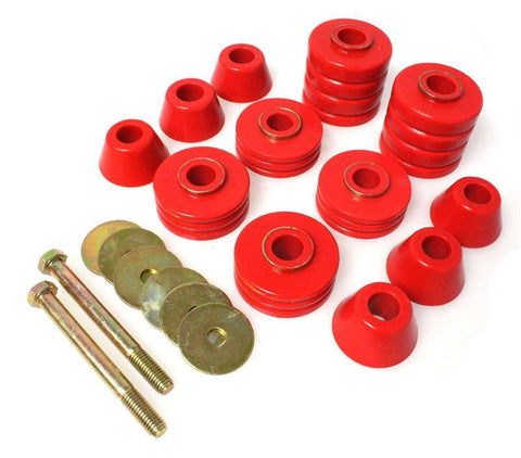 Energy Suspension 68-72 Chevrolet Chevelle Red Body Mount Set - 3.4171R
