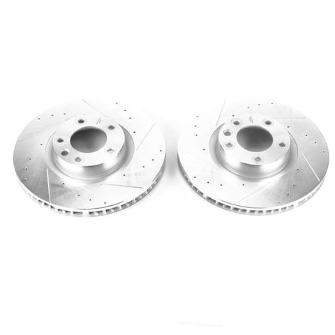 Power Stop 11-18 Porsche Cayenne Front Evolution Drilled & Slotted Rotors - Pair - EBR1291XPR