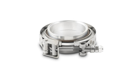 Vibrant AL V-B Flange Assembly for 3in OD Tubing incl 2 AL V-b flanges 1 SS V-B Clamp 1 Viton O-Ring - 11491