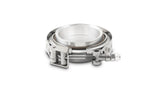 Vibrant AL V-B Flange Assembly for 4in OD Tubing incl 2 AL V-b flanges 1 SS V-B Clamp 1 Viton O-Ring - 11493