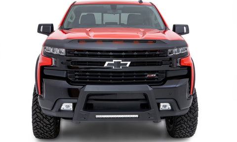 AVS 22-23 Chevrolet Silverado 1500 (Excl. ZR2/LT TB) Low Profile Aeroskin Lightshield Pro - Black - 953168