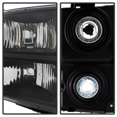 xTune GMC Sierra 07-13 Crystal Headlights Black HD-JH-GSIE07-AM-BK - 9034749