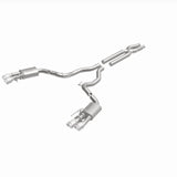 MagnaFlow SYS Cat-Back 2018 Ford Mustang GT 5.0L Competition Dual Exit Polished 4in Tips - 19368