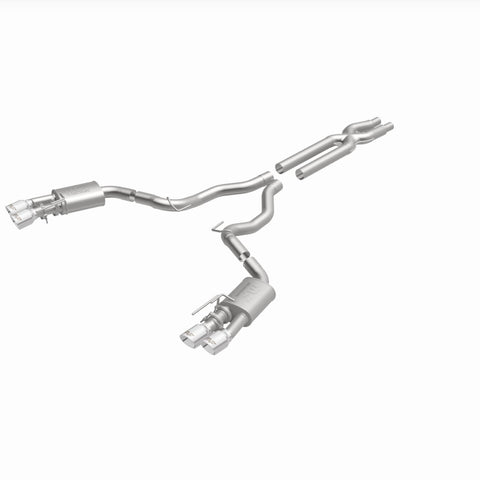 MagnaFlow SYS Cat-Back 2018 Ford Mustang GT 5.0L Competition Dual Exit Polished 4in Tips - 19368
