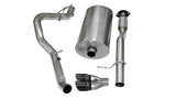 Corsa 2007-2009 Chevrolet Avalanche 6.0L V8 3in Cat-Back Single Side w Twin 4in Black Pro-SeriesTips - 14246BLK