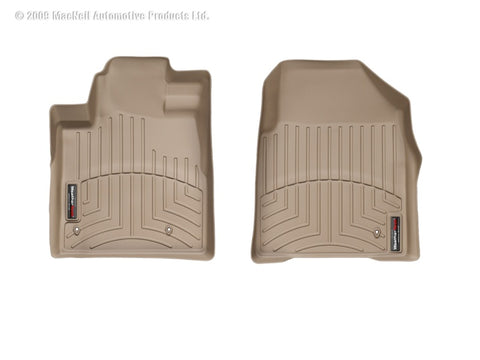 WeatherTech 09-13 Honda Pilot Front FloorLiner - Tan - 451741