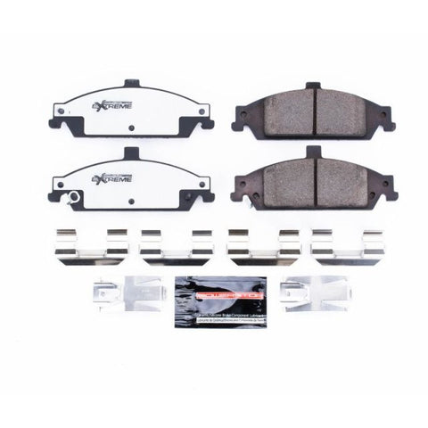 Power Stop 04-05 Chevrolet Classic Front Z26 Extreme Street Brake Pads w/Hardware - Z26-727