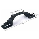 Oracle LED Fog Light Adapter Brackets for Steel Bumper Wrangler - 5857-504