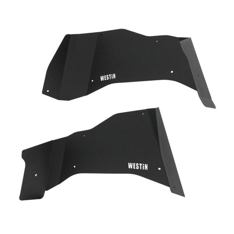 Westin 18-20 Jeep Wrangler JK Inner Fenders - Rear - Textured Black - 62-11035