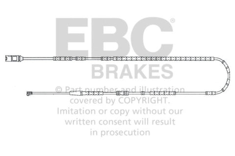 EBC 2010-2016 BMW Z4 3.0L (E89) Rear Wear Leads - EFA145