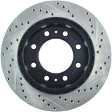 StopTech 01-09 Chevrolet Silverado 2500HD 3500 Front Right Slotted & Drilled Rotor - 127.66059R