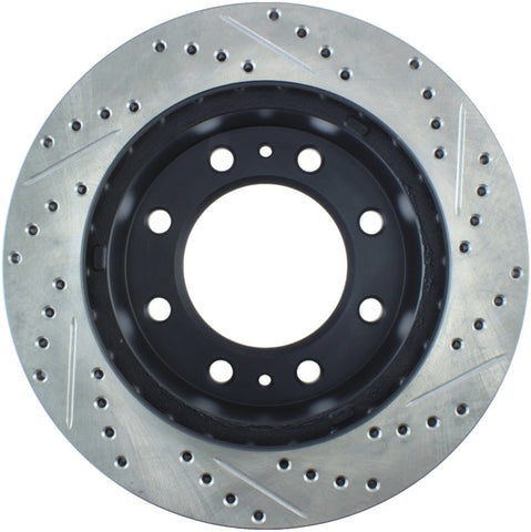 StopTech 01-09 Chevrolet Silverado 2500HD 3500 Front Right Slotted & Drilled Rotor - 127.66059R