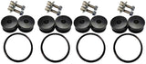 Torque Solution Billet Bumper Quick Release Kit Combo (Black): Universal - TS-UNI-026Bc